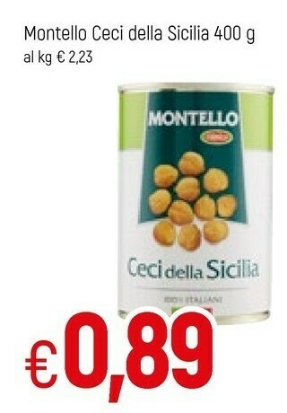 Famila Montello Ceci offerta
