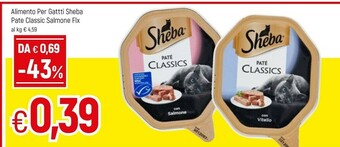 Famila Sheba Cibo per gatti offerta