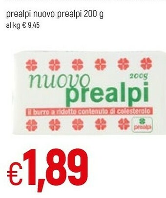Famila Prealpi Burro offerta