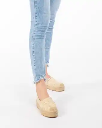 Globo Moda Miss globo -espadrillas beige in pizzo offerta