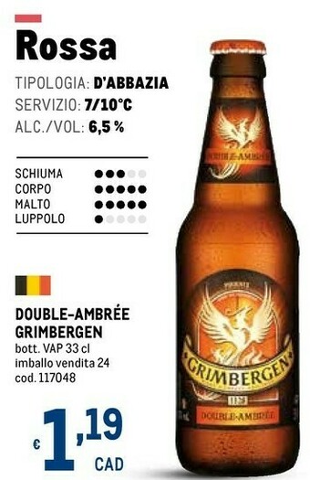 Metro Birra offerta