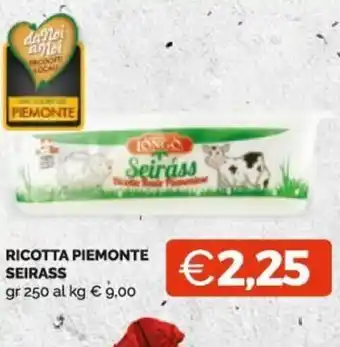 Ricotta Piemonte Seirass 250 gr