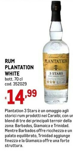 Metro Rum offerta