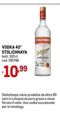 Metro Vodka offerta
