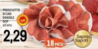 Famila Prosciutto di San Daniele DOP 18 mesi all'etto offerta