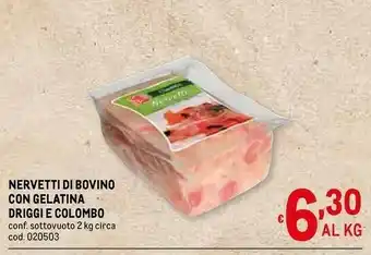 Metro Colombo Carne offerta