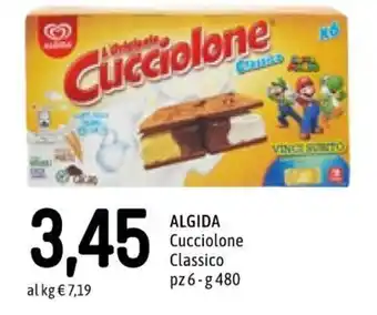 Famila Algida Cucciolone Classico 6 pz - 480 g offerta
