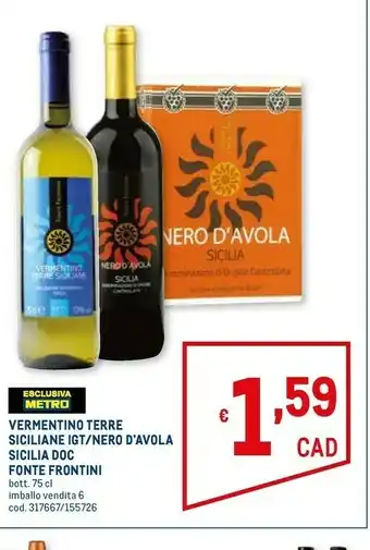 Terre siciliane Nero d'Avola