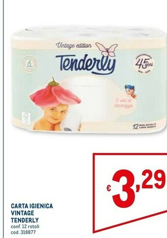 Metro Tenderly Carta igienica offerta