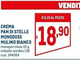 Metro Mulino Bianco Pan di stelle offerta