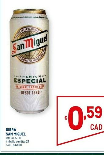 San miguel Birra