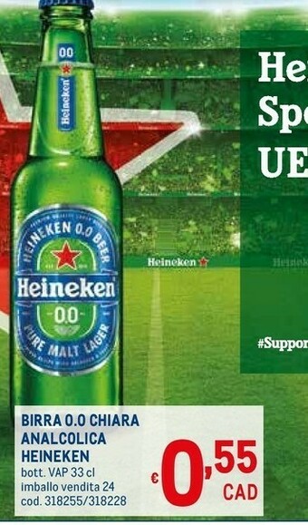 Metro Heineken Birra offerta