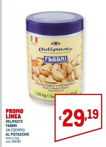 Metro Fabbri Crema al cioccolato offerta