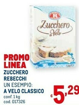 Metro Zucchero a velo offerta