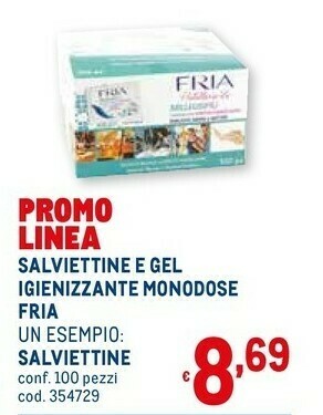 Metro Fria Salviettine offerta