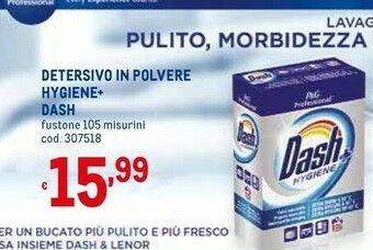Metro Dash Detersivo in polvere offerta