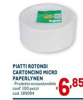 Metro Piatti di plastica offerta