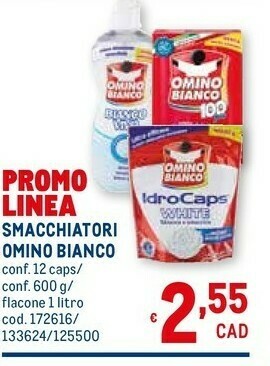 Metro Omino Bianco Smacchiatore offerta
