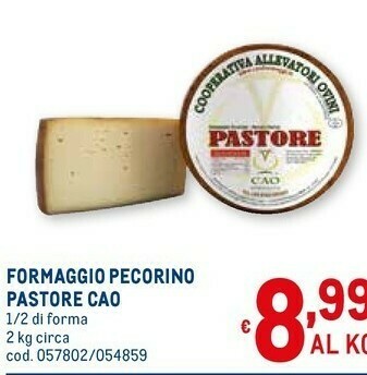 Metro Pecorino offerta