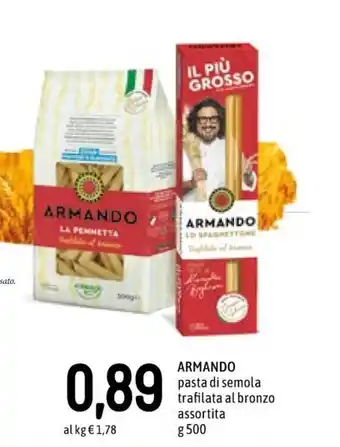 Famila Armando pasta di semola trafilata al bronzo assortita 500 g offerta