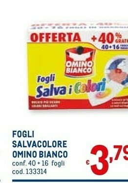Metro Omino Bianco Detersivo lavatrice offerta