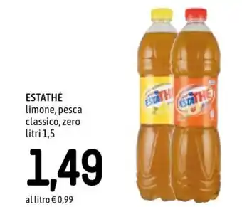 Famila EstaThè Limone, pesca, classico, zero 1,5 litri offerta