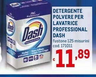 Metro Dash Detersivo in polvere offerta