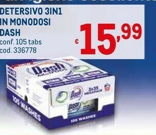 Dash Detersivo lavatrice