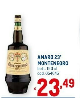 Metro Montenegro Amaro offerta