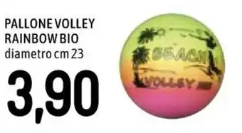 Famila Pallone Volley Rainbow Bio 23 cm offerta