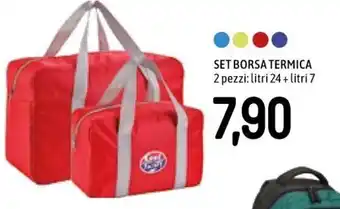 Famila Set Borsa Termica 2 pezzi 24 litri + 7 litri offerta