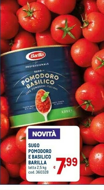 Metro Barilla Sughi per pasta offerta