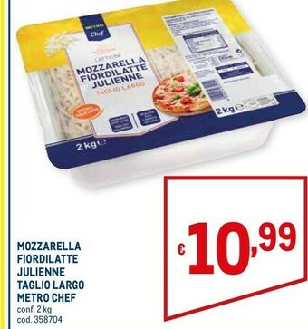 Metro Metro chef Mozzarella offerta