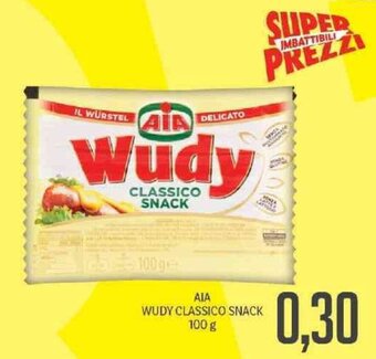 Supermercati Piccolo AIA Wudy Classico Snack 100 g offerta
