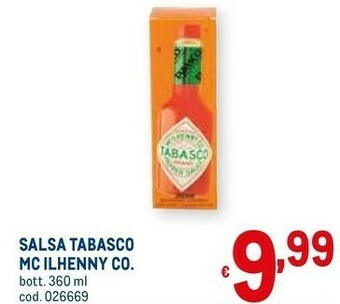 Metro Mc ilhenny Salsa offerta