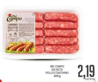 Del Campo Salsicce Pollo e Tacchino 400 g