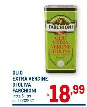 Metro Farchioni Olio extravergine di oliva offerta