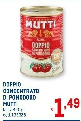 Metro Mutti Pomodori pelati offerta