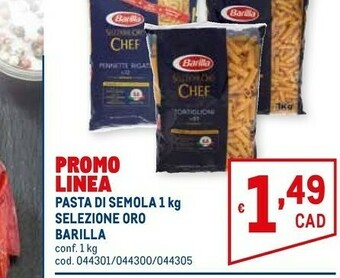 Metro Barilla Pasta offerta