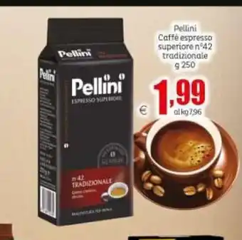 Elite Pellini Caffè espresso superiore n°42 tradizionale 250g offerta