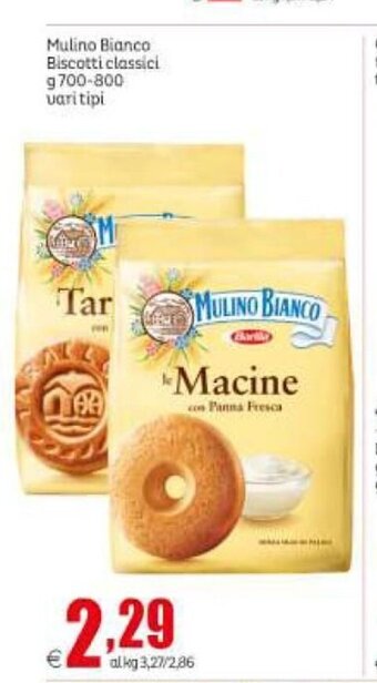 Elite Mulino Bianco Biscotti classici 700-800 g vari tipi offerta