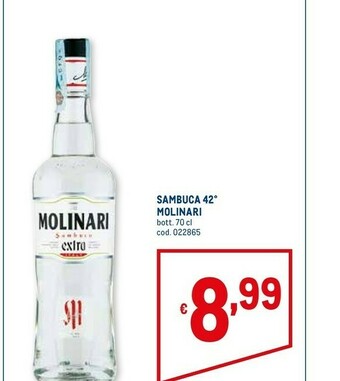 Metro Molinari Sambuca offerta