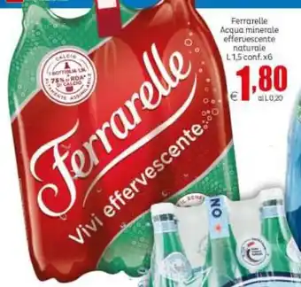 Elite Ferrarelle Acqua minerale afferuescente naturale 1,5 L conf. x 6 offerta