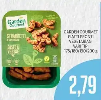 Supermercati Piccolo Garden Gourmet Piatti Pronti Vegetariani Vari Tipi 175/180/190/200 g offerta