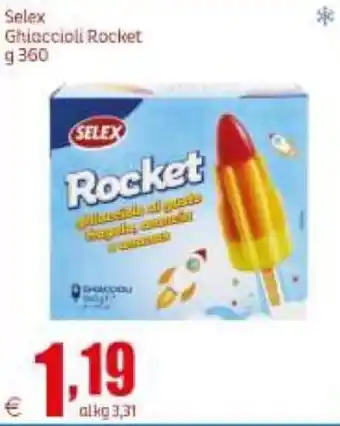 Elite Selex Ghiaccioli Rocket 360g offerta
