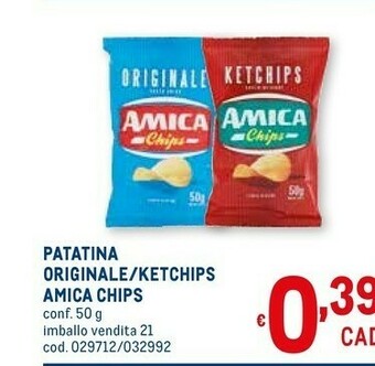 Metro Amica chips Patatine fritte offerta