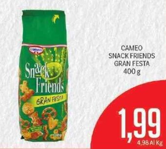 Supermercati Piccolo Cameo Snack Friends Gran Festa 400 g offerta
