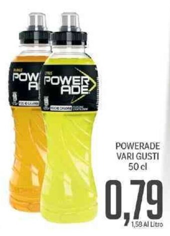 Supermercati Piccolo Powerade vari gusti 50 cl offerta