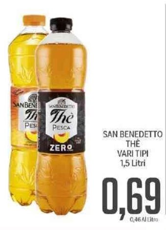 Supermercati Piccolo San Benedetto Thè Vari Tipi 1,5 Litri offerta