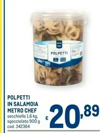 Metro chef Polpette